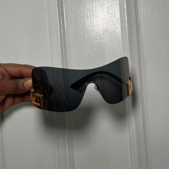 Versace Black and Gold Sunglasses - Picture 6 of 13